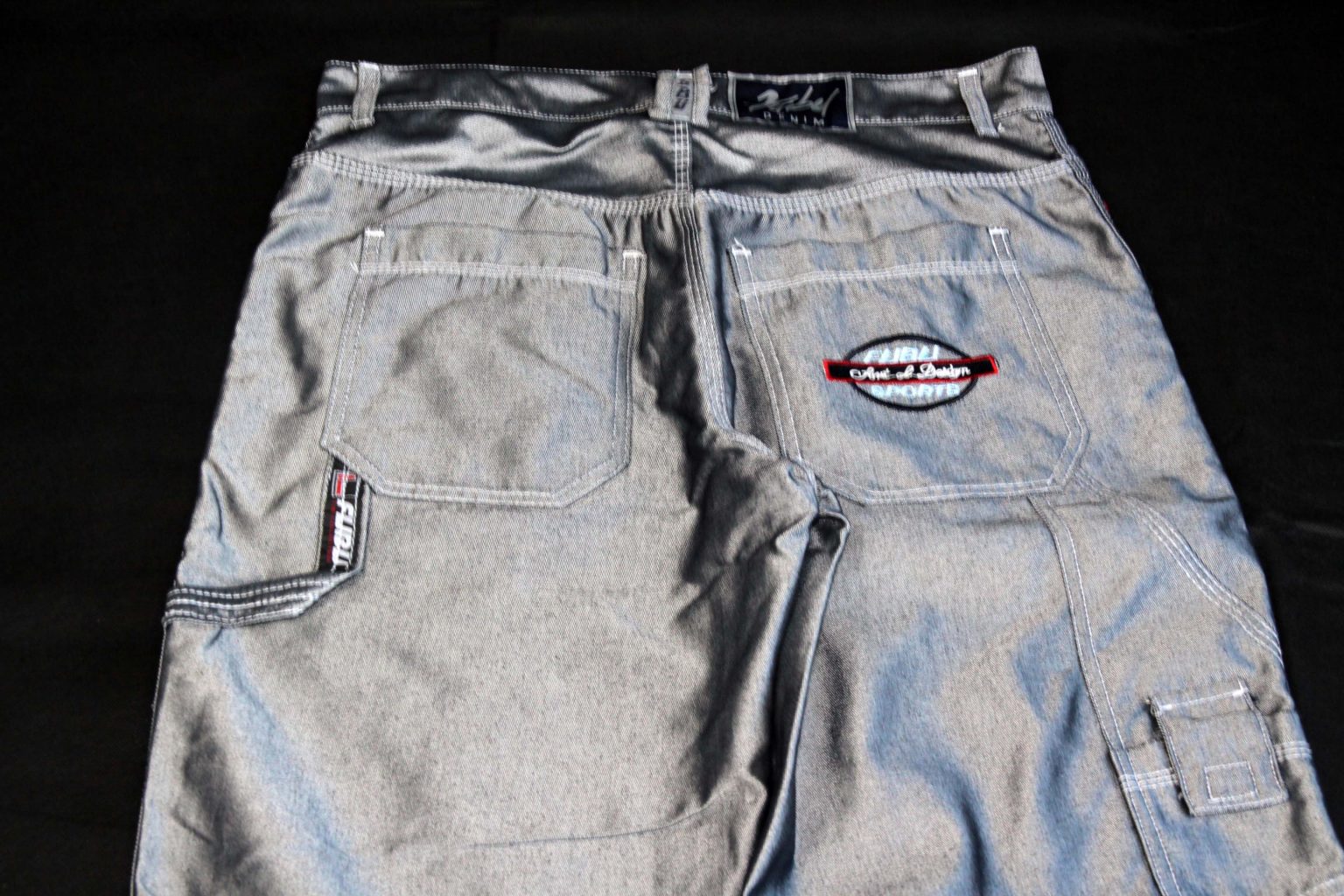 baggy pants silver